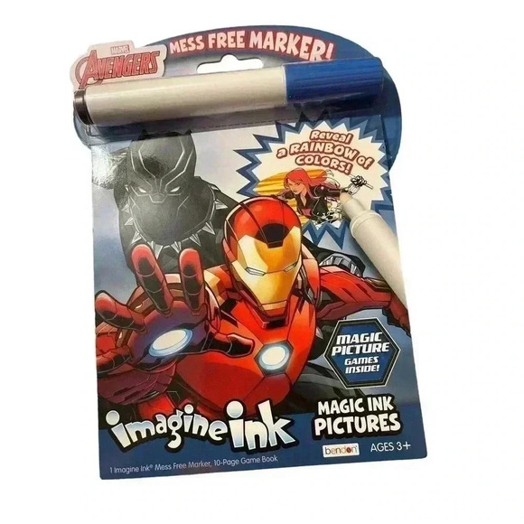 AVENGERS IMAGINE INK MARKET MAGICALLY REVREALS A RAINBOW OF COLORS++ - Picture 1 of 2
